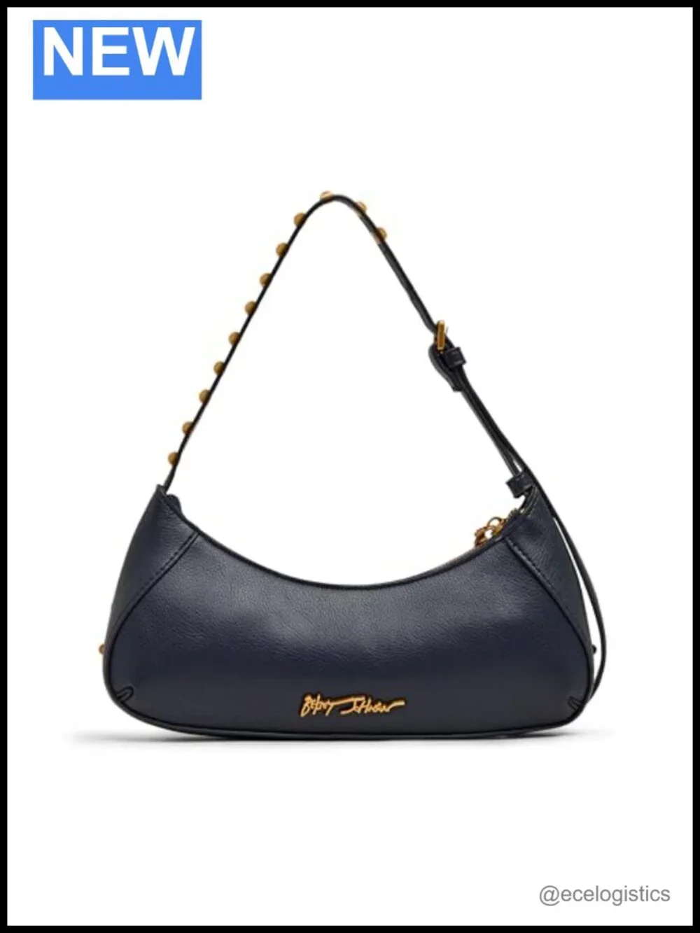 Faux Leather Hobo Shoulder Bag with Zipper Pockets